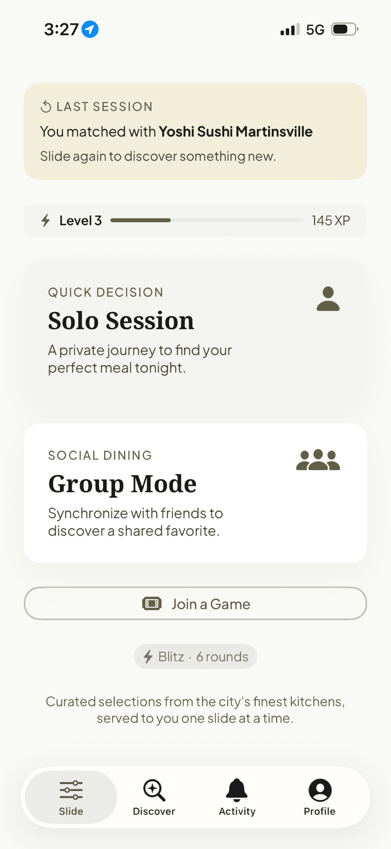 Start a session