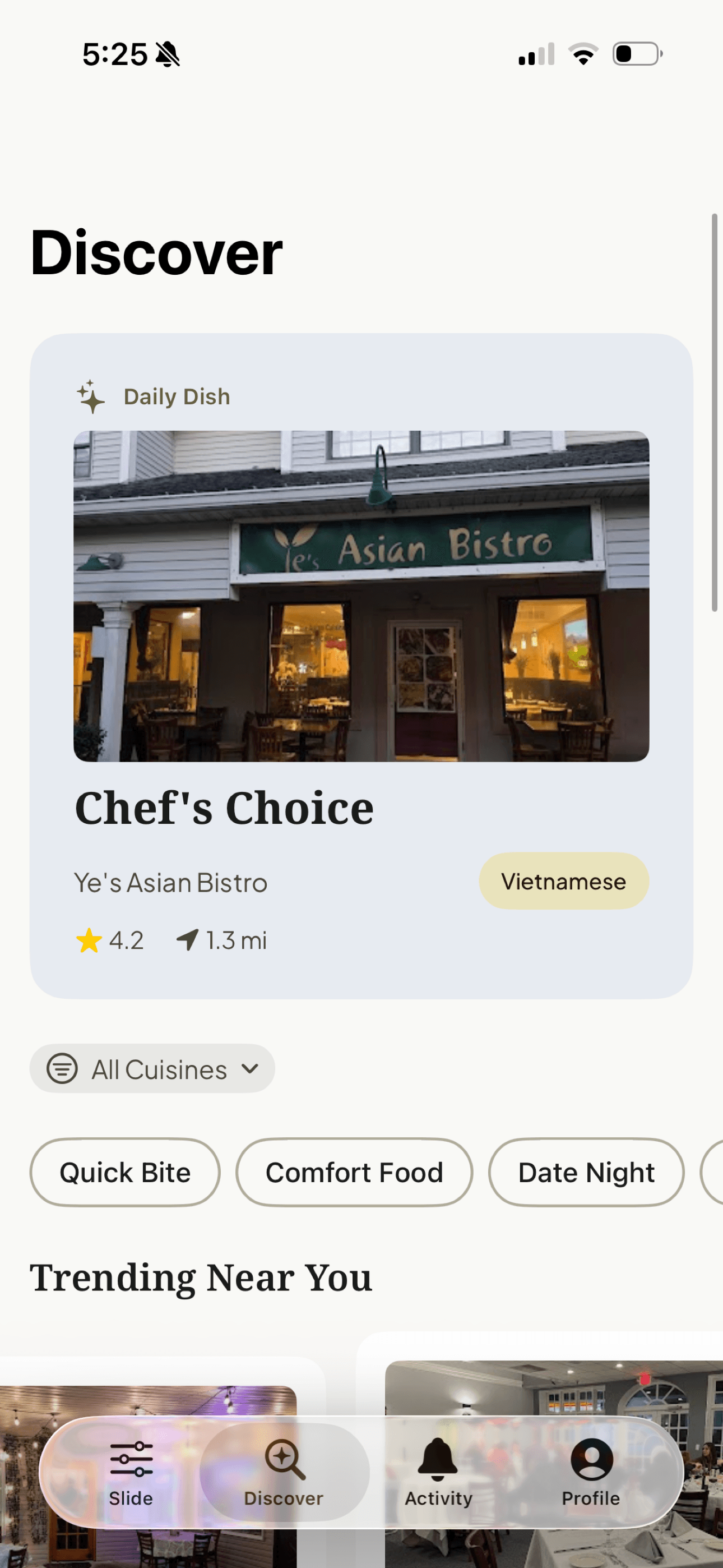 Discover nearby